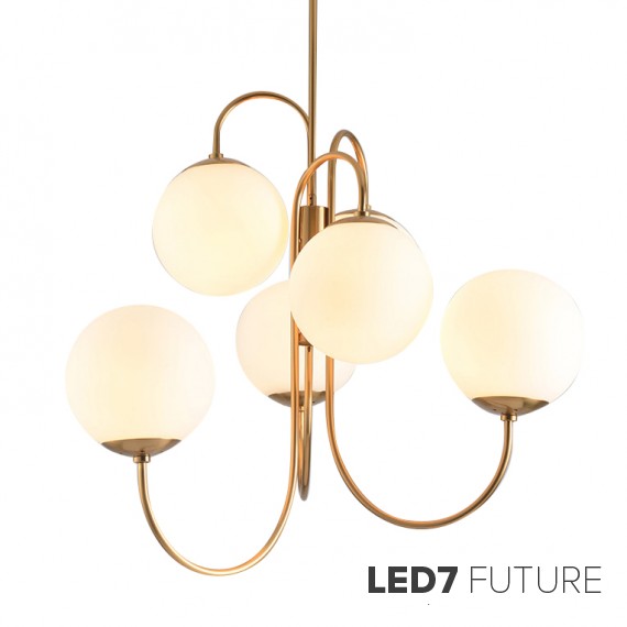 Pelle - Gooseneck Chandelier